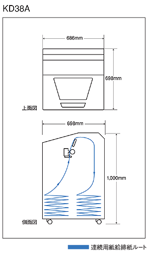 画像：外形寸法図